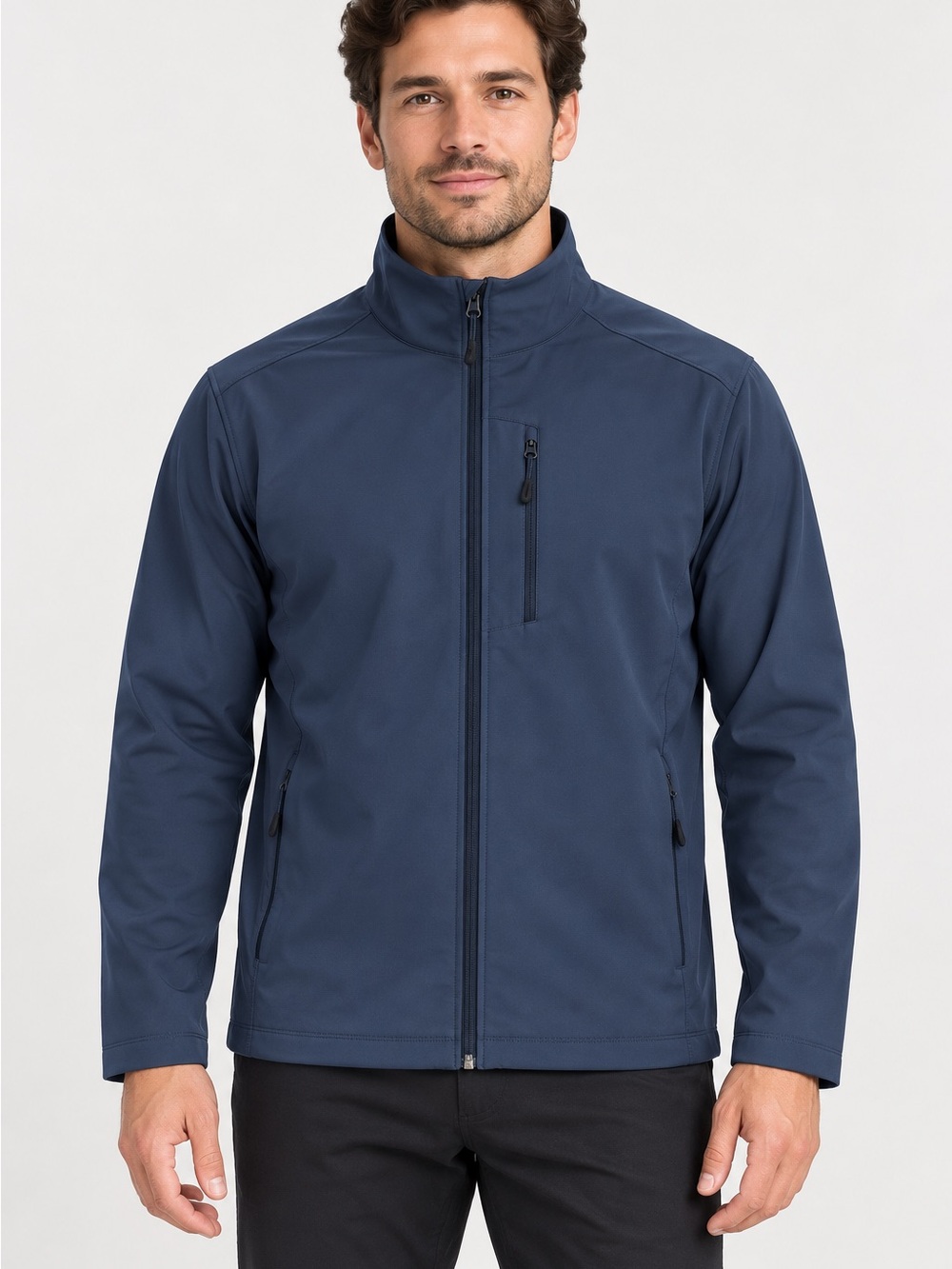 NWT 32 Degrees Men's Navy Full-Zip Windbreaker Jacket